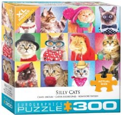 EUROGRAPHICS -  SILLY CATS (300 PIECES)