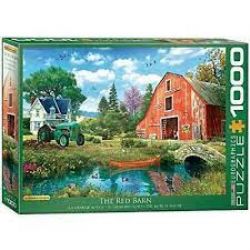 EUROGRAPHICS -  THE RED BARN BY D. DAVISON (1000 PIECES)