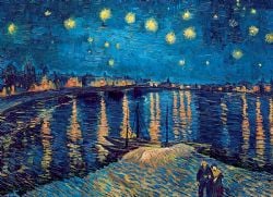 EUROGRAPHICS -  THE STARRY NIGHT OVER THE RHONE - VINCENT VAN GOGH (1000 PIECES) -  FINE ART COLLECTION