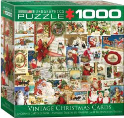 EUROGRAPHICS -  VINTAGE CHRISTMAS CARDS (1000 PIECES)