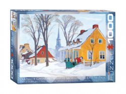 EUROGRAPHICS -  WINTER MORNING IN BAIE-ST-PAUL (1000 PIECES)