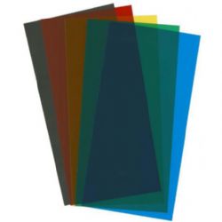 EVERGREEN -  TRANSPARENT COLORED POLYSTYRENEASSORTMENT PACK SHEETS 6