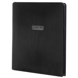 EVORETRO -  9-POCKET ZIP-UP TRADING CARD BINDER FOR 360 CARDS - BLACK (20 PAGES)