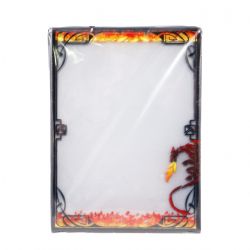 EVORETRO -  STANDARD SIZE HOLOGRAPHIC SLEEVES - FLAMES (60)