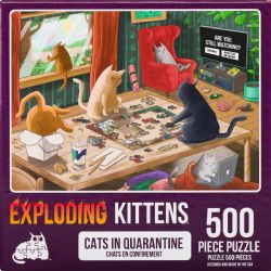 EXPLODING KITTENS -  CATS IN QUARANTINE (500 PIECES PUZZLE)