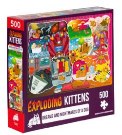 EXPLODING KITTENS -  DREAMS AND NIGHTMARES OF A DOG (500 PIECES PUZZLE)