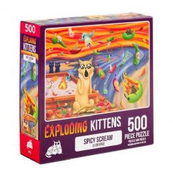 EXPLODING KITTENS -  SPICY SCREAM (500 PIECES PUZZLE)
