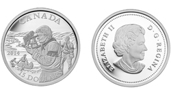 EXPLORING CANADA -  PIONEERING MAPMAKERS -  2014 CANADIAN COINS 06