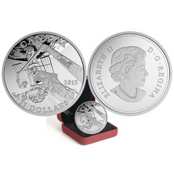 EXPLORING CANADA -  SPACE EXPLORATION -  2015 CANADIAN COINS 10