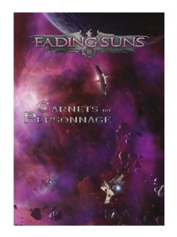 FADING SUNS -  CARNETS DU PERSONNAGE (FRENCH)