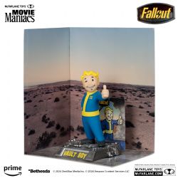 FALLOUT -  MOVIE MANIACS 6IN POSED - FALLOUT - VAULT BOYS (GOLD LABEL) - LIMITED EDITION