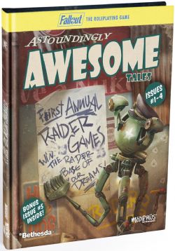 FALLOUT RPG -  ASTOUNDINGLY AWESOME TALES #1-4 & BONUS #5 HARDCOVER (ENGLISH)