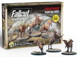 FALLOUT : WASTELAND WARFARE -  CREATURES RADSTAG HERD (ENGLISH)