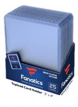 FANATICS -  TOPLOADER CARD HOLDER 35PT (25 PACK)