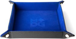 FANROLL -  DICE TRAY FOLD UP VELVEL - BLACK & BLUE