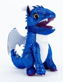 FANROLL -  PLUSH DICE BAG, BLUE DRAGON