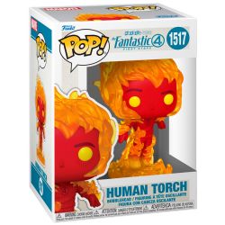FANTASTIC 4 -  POP! VINYL FIGURE OF HUMAN TORCH (4 INCH) -  FIRST STEP (2025) 1517