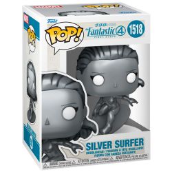 FANTASTIC 4 -  POP! VINYL FIGURE OF SILVER SURFER (4 INCH) -  FIRST STEP (2025) 1518