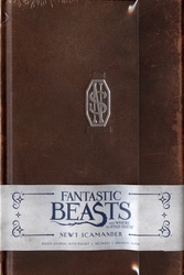 FANTASTIC BEASTS -  NEWT SCAMANDER - HARDCOVER RULED JOURNAL (192 PAGES)