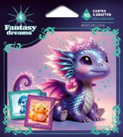 FANTASY DREAMS -  BÉBÉS DRAGONS - CARTES À GRATTER (FRENCH V.)