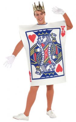FANTASY -  KING OF HEARTS COSTUME (ADULT - ONE SIZE)