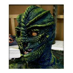 FANTASY -  LIZARD-MEN MASK WITH FILLET (VARIED COLORS)