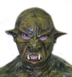 FANTASY -  ORC MASK WITH NET