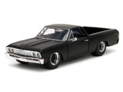 FAST AND FURIOUS -  1967 CHEVROLET EL CAMINO, BLACK - 1/24