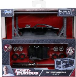 FAST AND FURIOUS -  DOM'S DODGE CHARGER R/T 1/55 - DIE CAST KIT -  BUILD N' COLLECT