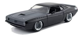 FAST AND FURIOUS -  LETTY'S PLYMOUTH BARRACUDA 1/24 - BLACK
