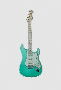 FENDER® GUITARS -  STRATOCASTER®: SURF GREEN -  2022 SOLOMON ISLANDS COINS 01