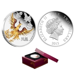 FENG SHUI -  PHOENIX -  2015 NEW ZEALAND COINS