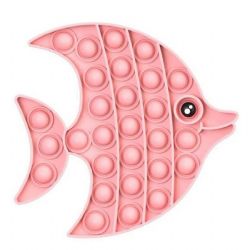 FIDGET -  PINK FISH -  POP IT FIDGET 5