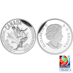 FIFA WOMEN'S WORLD CUP TM/MC -  HEADING THE BALL -  2015 CANADIAN COINS