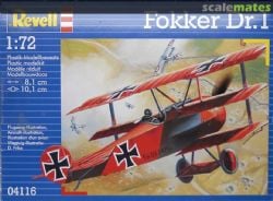 FIGHTER -  FOKKER DR.1 - 1/72 -  REVELL