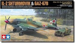 FIGHTER -  IL-2 SHTURMOVIK & GAZ-67B - 1/48 -  TAMIYA