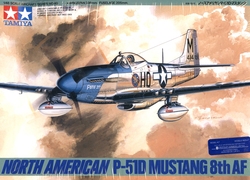 FIGHTER -  NORTH AMERICAN P-51D MUSTANG 8TH AF 1/48 (CHALLENGING) -  TAMIYA