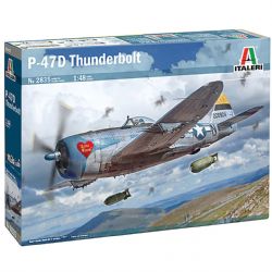 FIGHTER PLANE -  P-47D THUNDERBOLT - 1/48 -  ITALERI