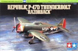 FIGHTER -  REPUBLIC P-47D THUNDERBOLT RAZORBACK - 1/72 -  TAMIYA