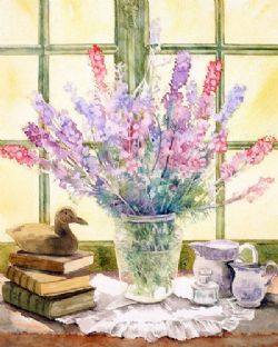 FIGURED'ART -  PAINT BY NUMBERS - LUPINE BOUQUET (16