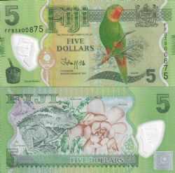 FIJI -  5 DOLLARS 2013-2023 (UNC) 115