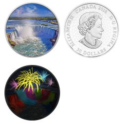 FIREWORKS AT THE FALLS -  2018 CANADA COINS