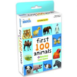 FIRST 100 -  ANIMALS MATCHING CARD GAME (ENGLISH)