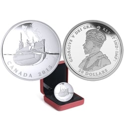 FIRST WORLD WAR : THE CANADIAN HOME FRONT -  CANADA'S FIRST SUBMARINES -  2015 CANADIAN COINS 02