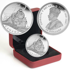 FIRST WORLD WAR : THE CANADIAN HOME FRONT -  TRANSCONTINENTAL RAILROAD -  2015 CANADIAN COINS 01