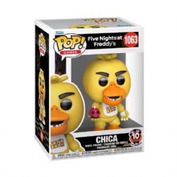 FIVE NIGHTS AT FREDDY'S -  POP! VINYL FIGURE OF CHICA WITH CUPCAKE (4 INCH) -  FNAF 10TH ANNIVERSARY 1063