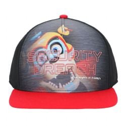 FIVE NIGHTS AT FREDDY'S -  SECURITY BREACH FLAT BRIMMED SNAPBACK
