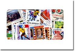 FLAGS -  200 ASSORTED STAMPS - FLAGS