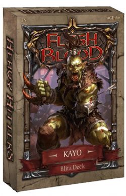 FLESH AND BLOOD -  BLITZ DECK - KAYO (ENGLISH) -  HEAVY HITTERS