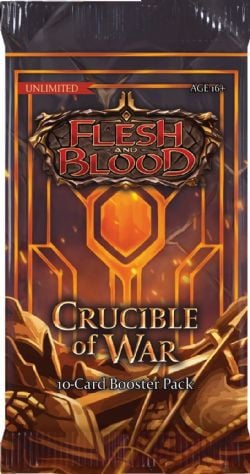 FLESH AND BLOOD -  UNLIMITED BOOSTER PACK (ENGLISH) (P10/B24/C4) -  CRUCIBLE OF WAR
